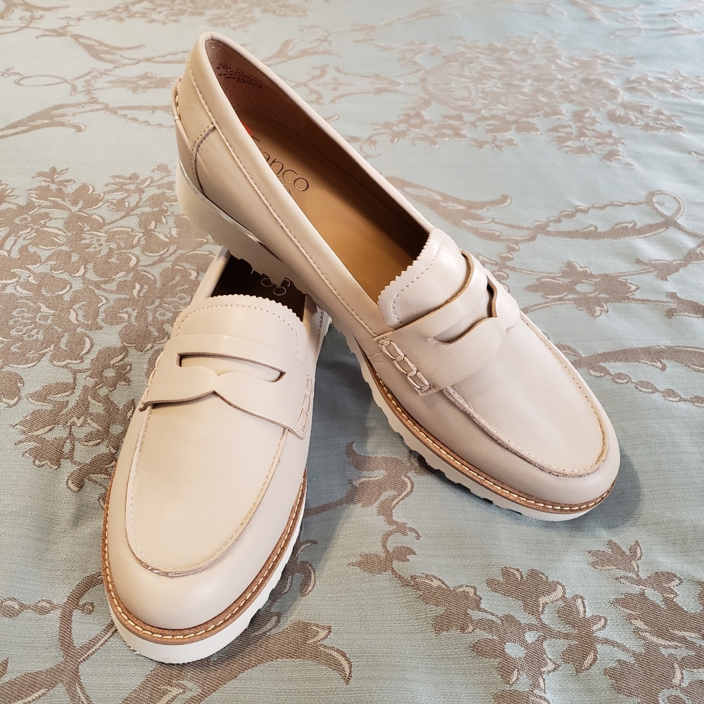 Franco Sarto Cedra Leather Loafers NWOT